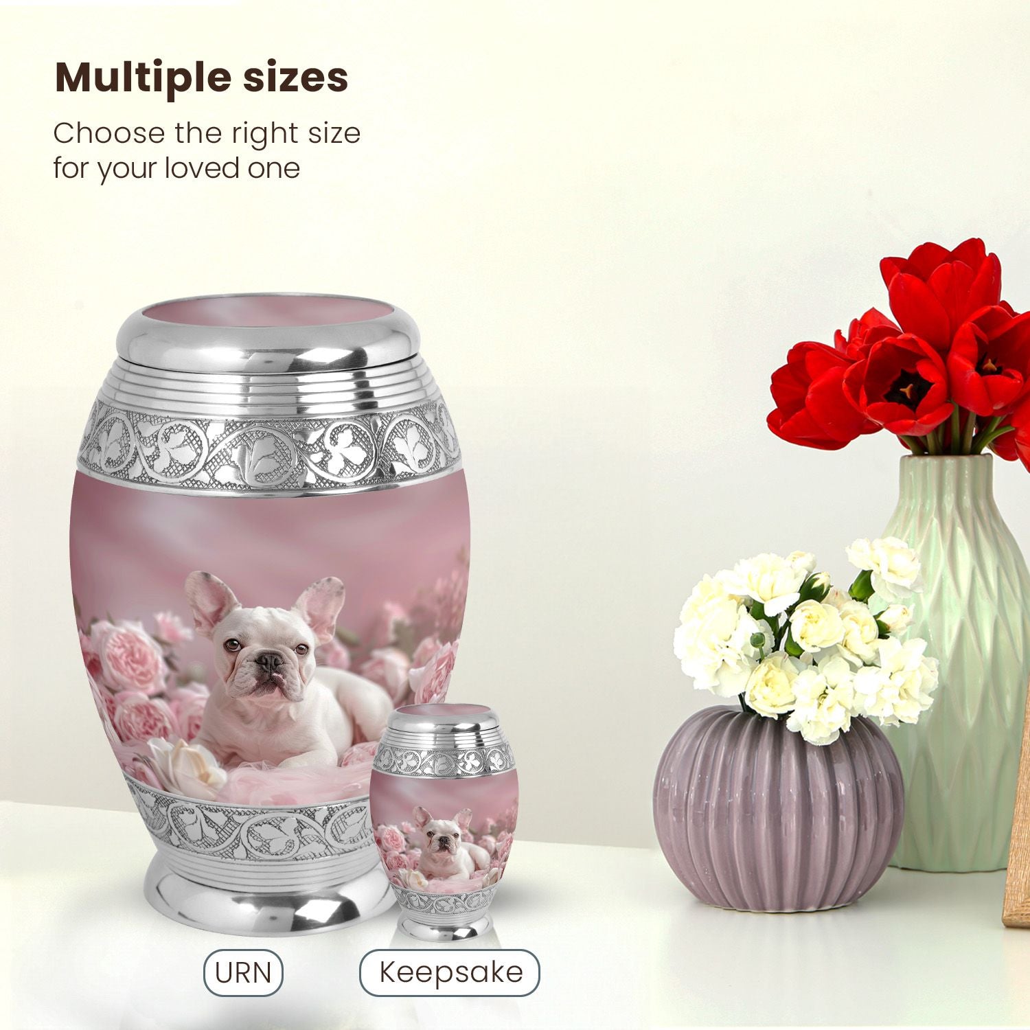 Dog Large Urn 10 Inch