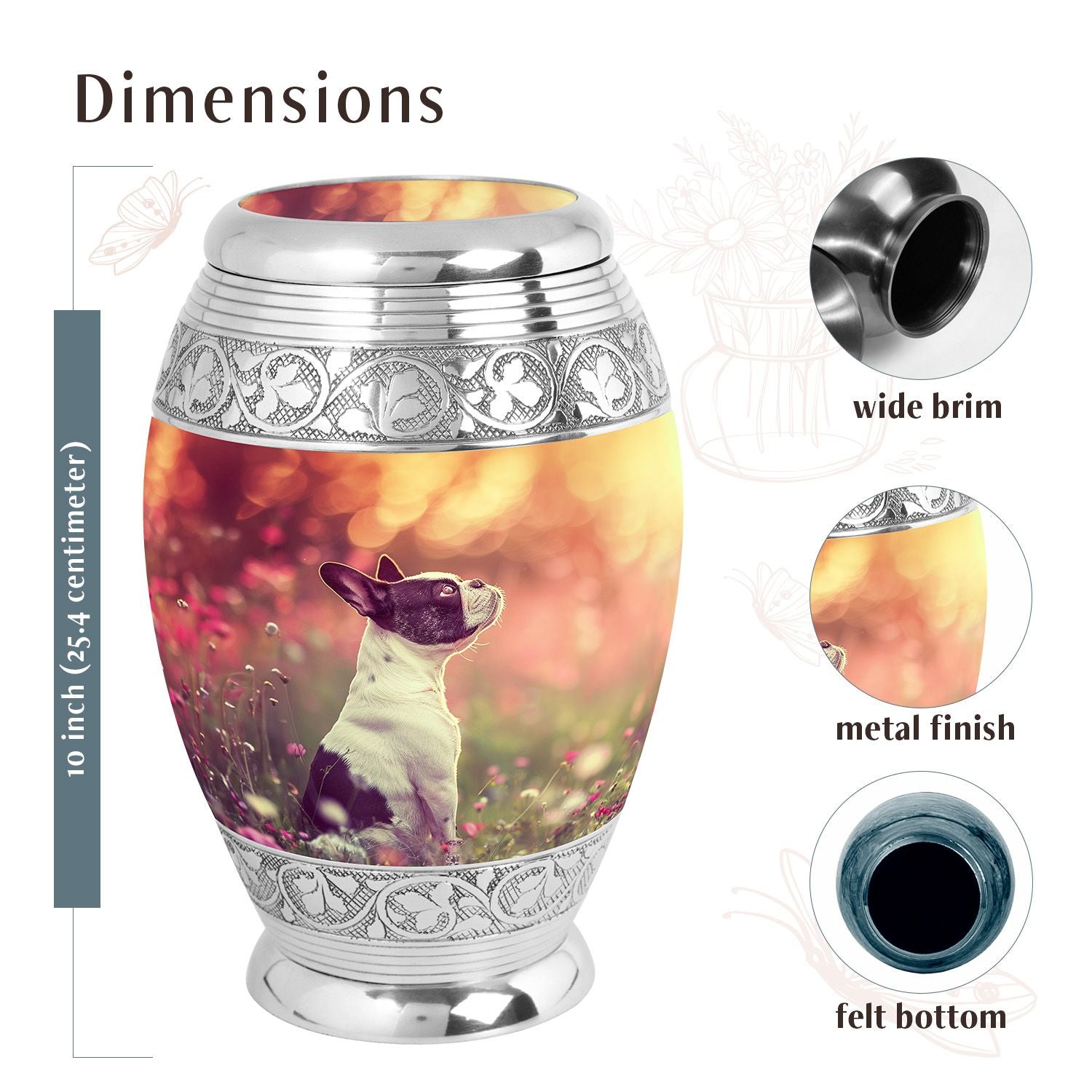 Dog Urn Medium 6 Inch