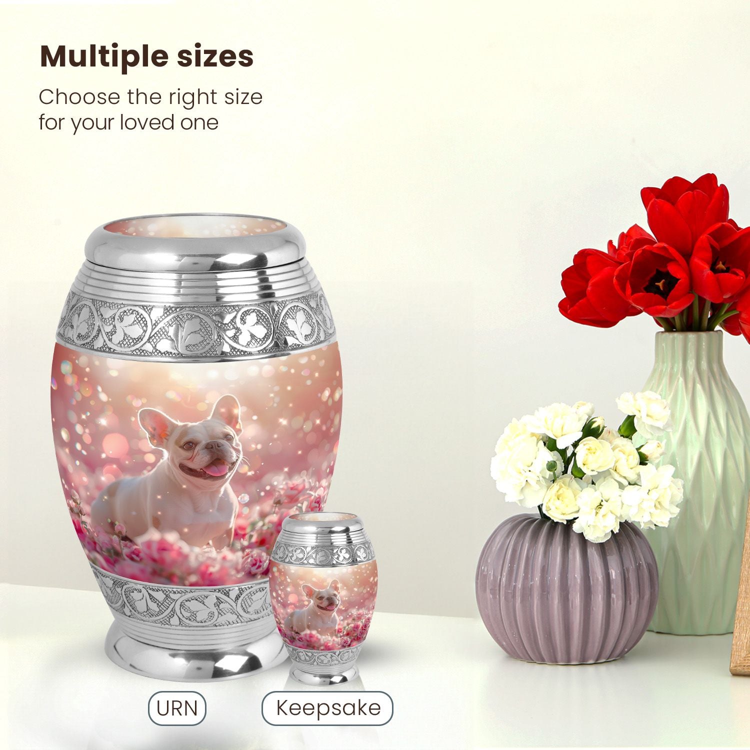 Dog Large Urn 10 Inch