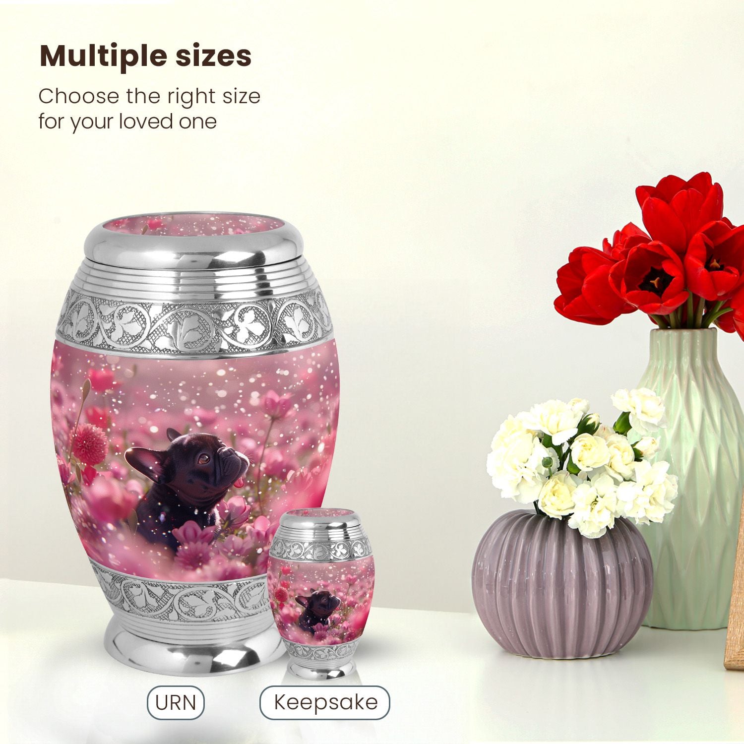 Dog Large Urn 10 Inch