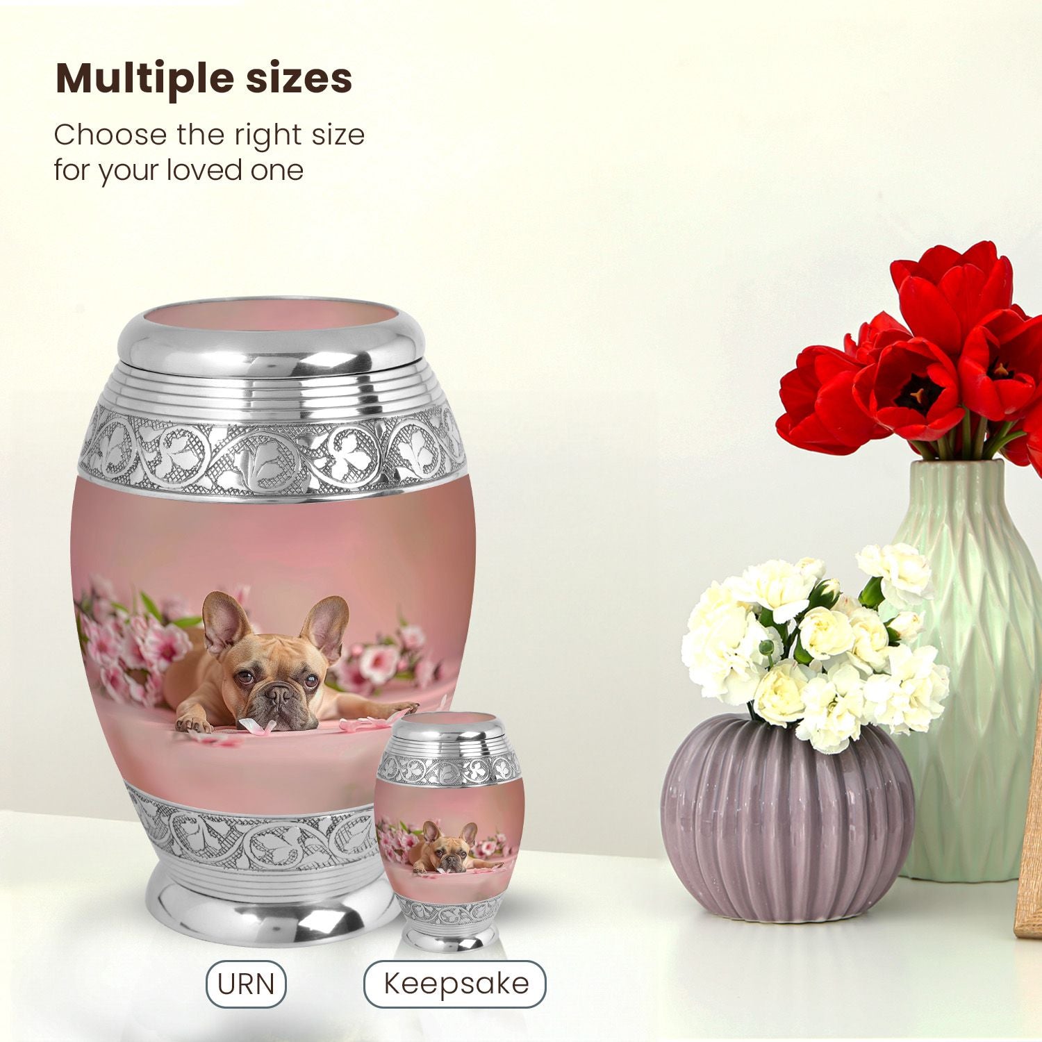 Dog Large Urn 10 Inch