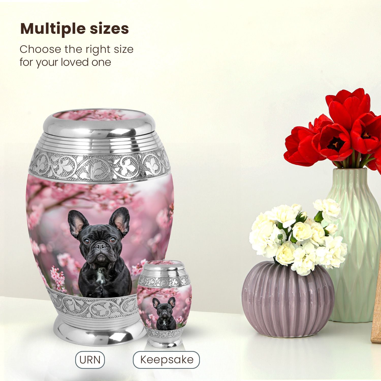 Dog Large Urn 10 Inch