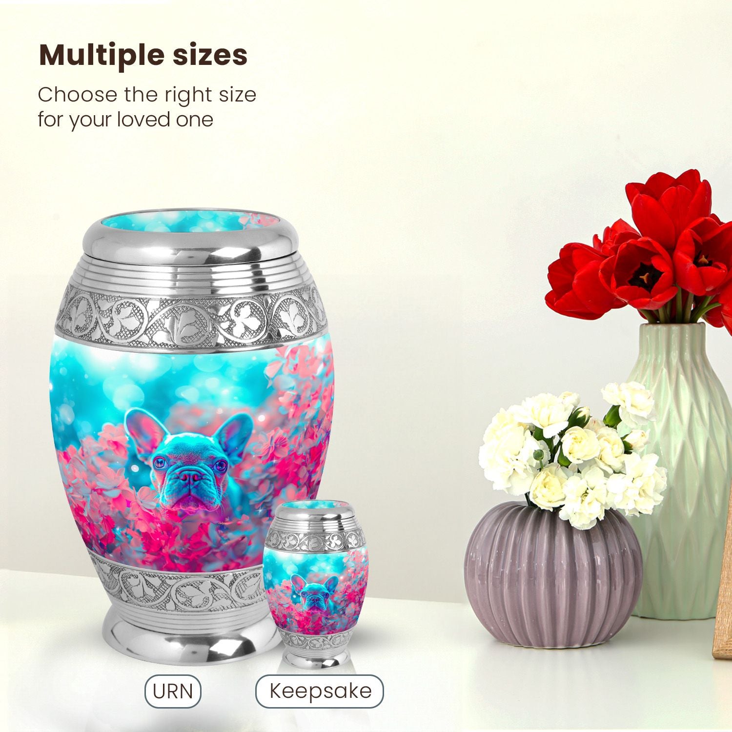 Dog Large Urn 10 Inch