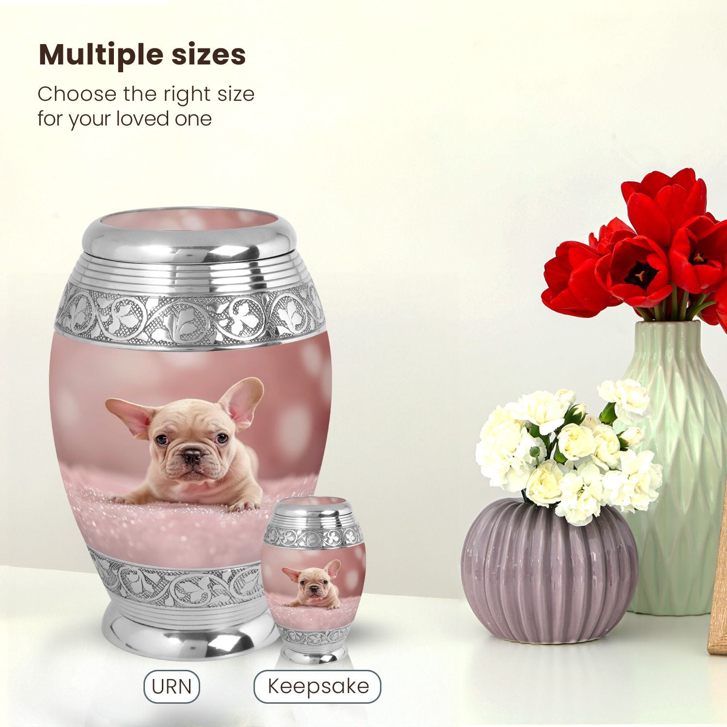 Dog Large Urn 10 Inch