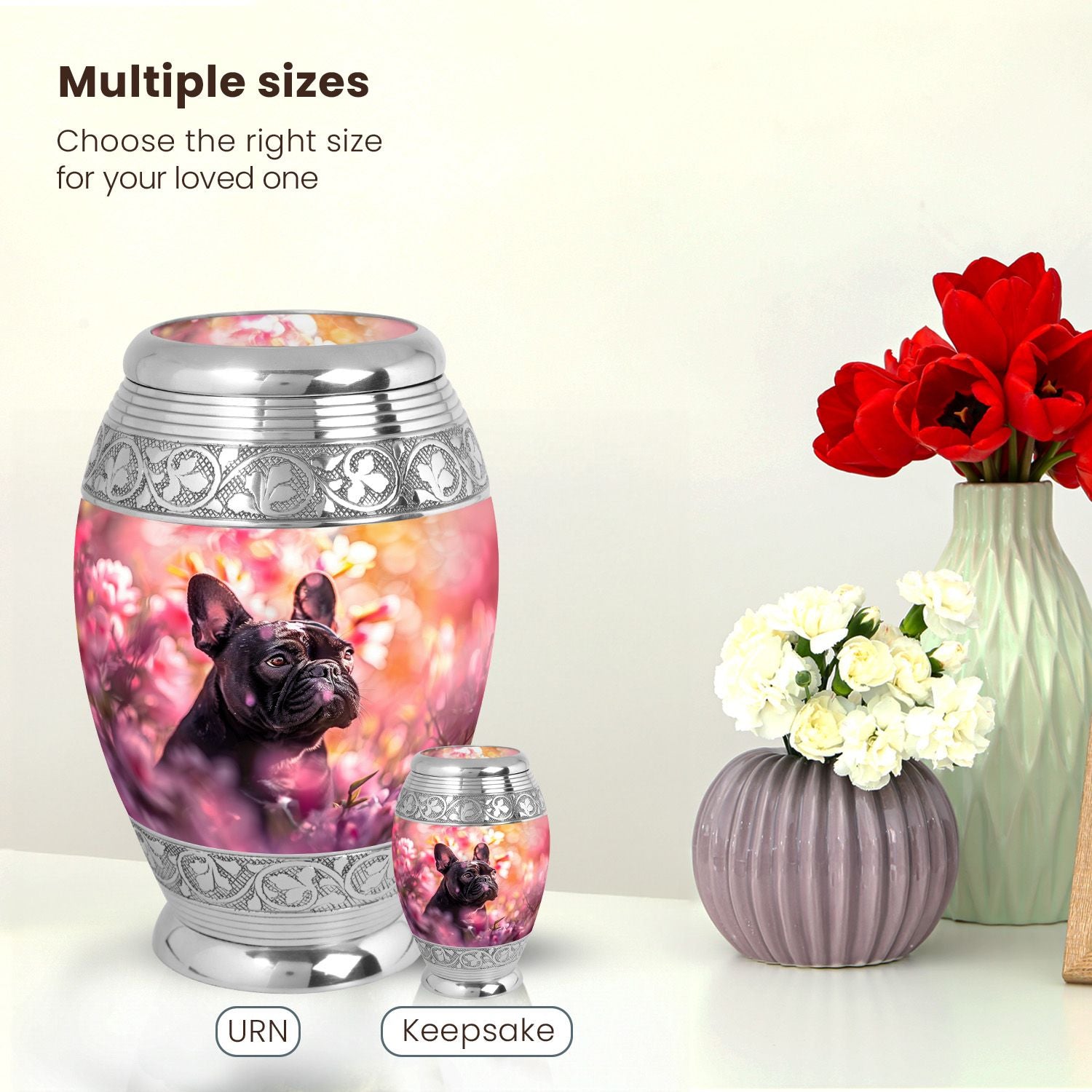 Dog Large Urn 10 Inch