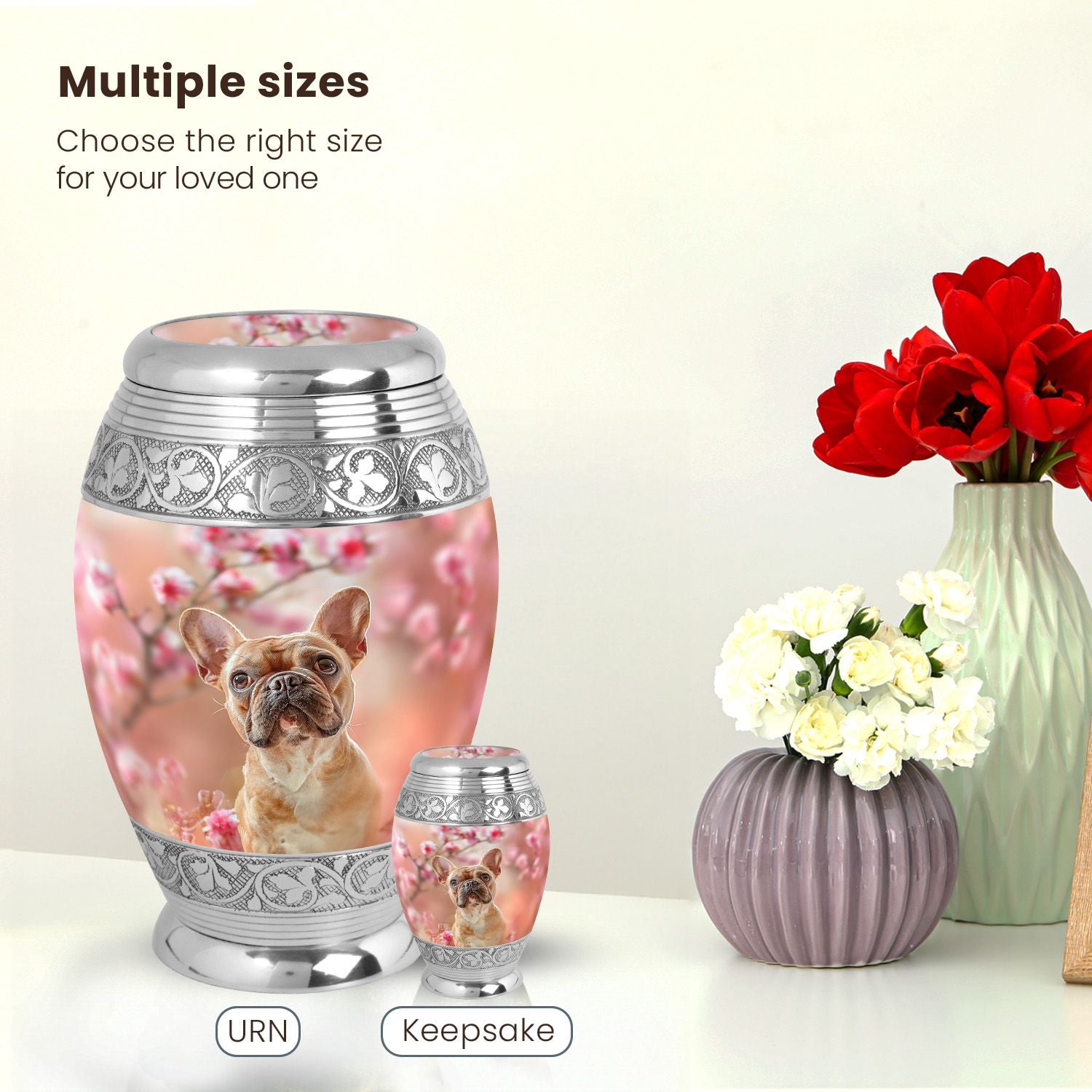 Dog Large Urn 10 Inch