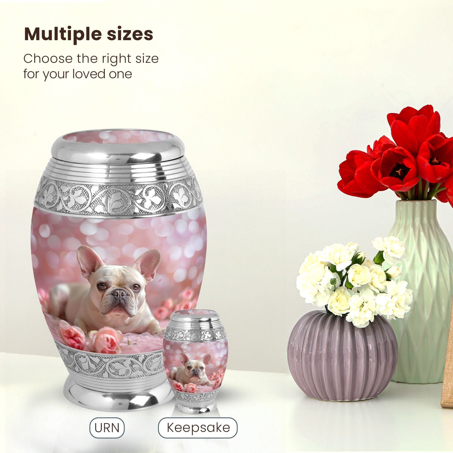 Dog Large Urn 10 Inch