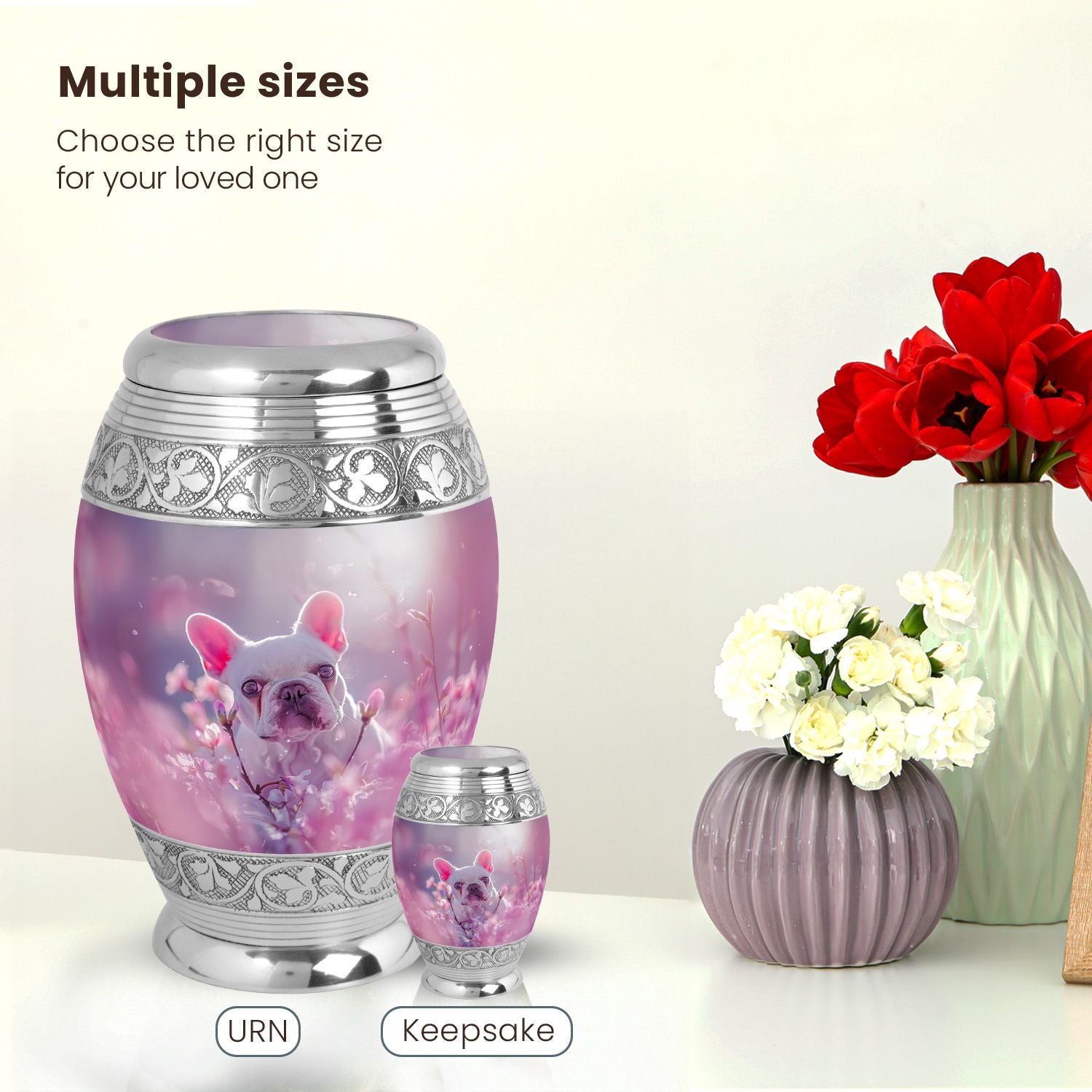 Dog Large Urn 10 Inch