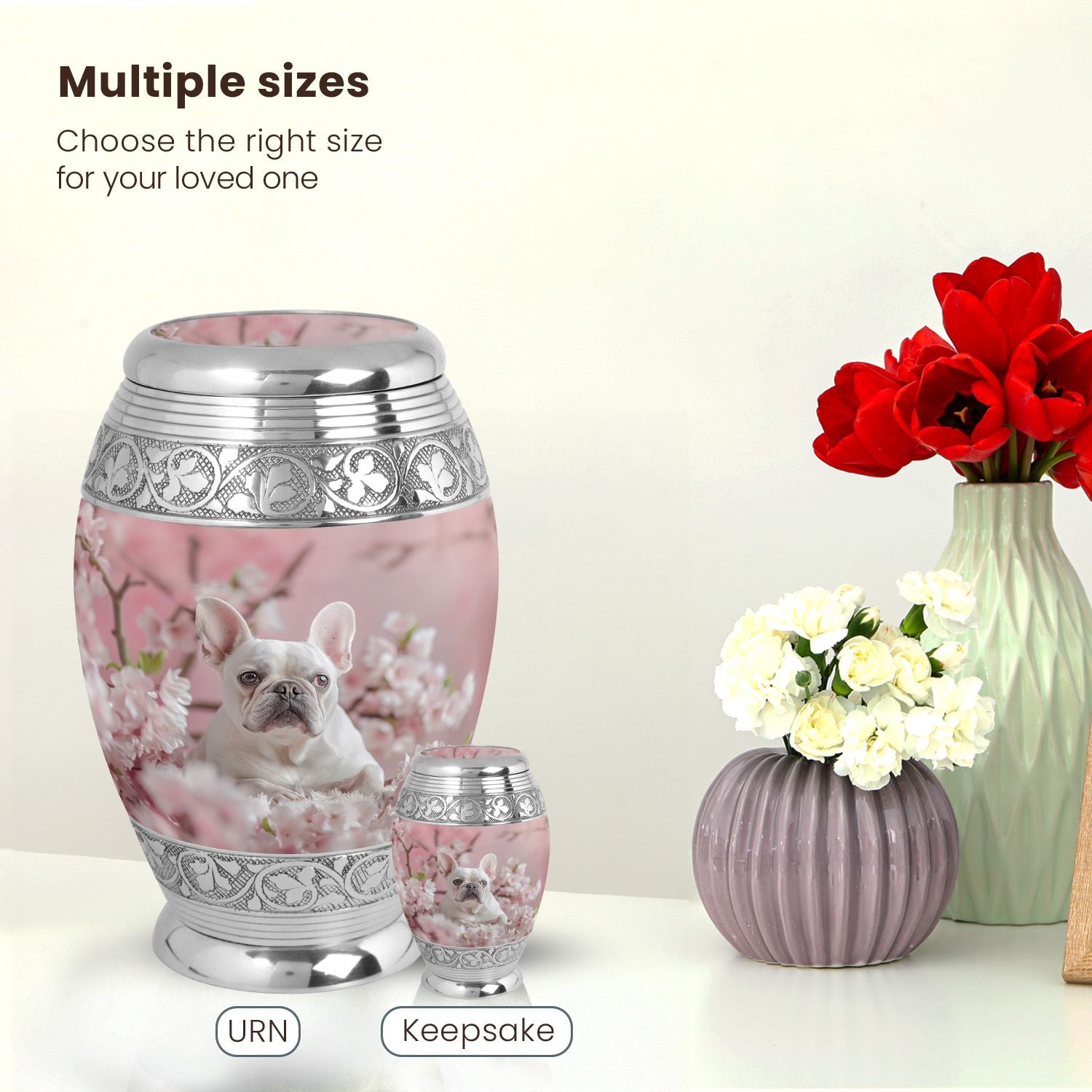 Dog Large Urn 10 Inch