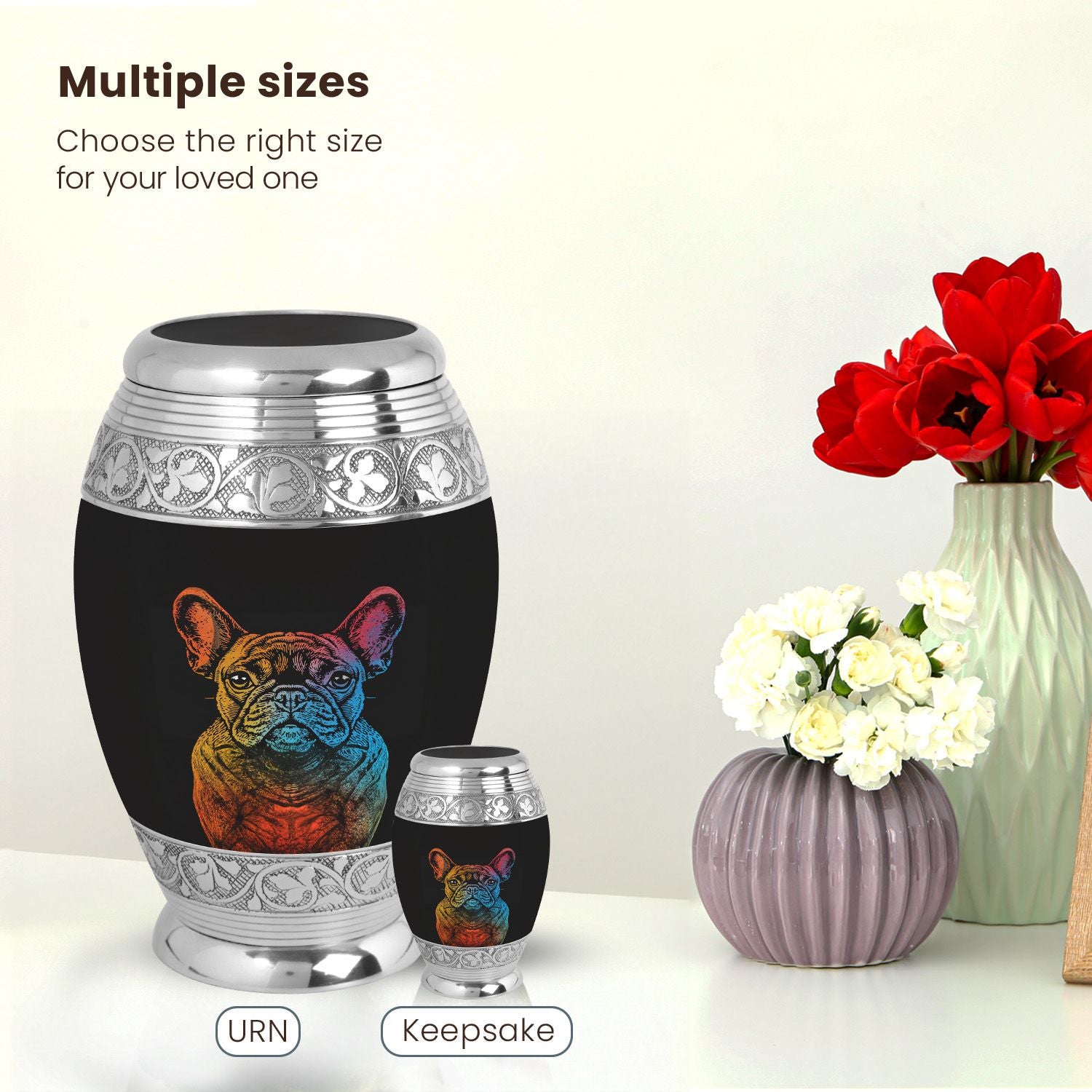Dog Large Urn 10 Inch