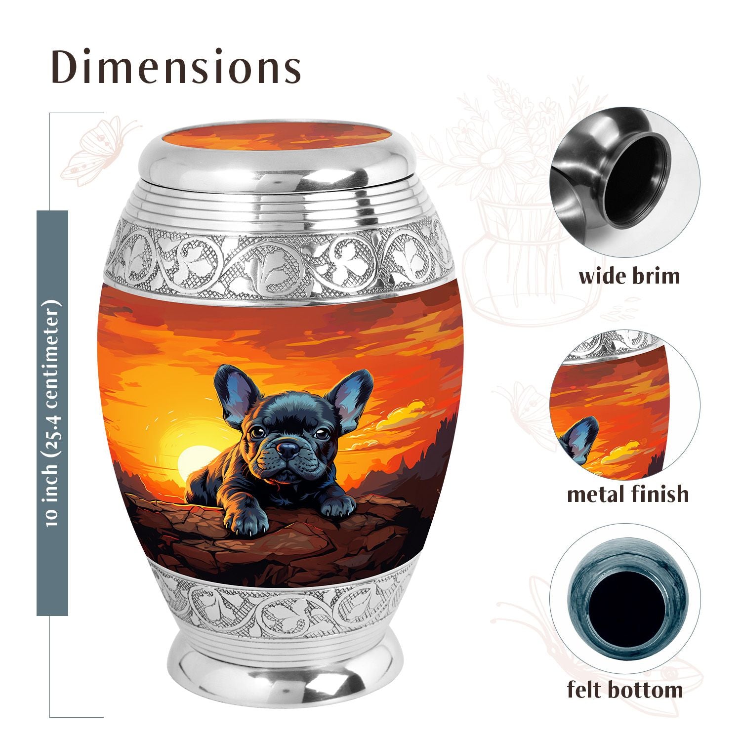 Dog Urn Medium 6 Inch