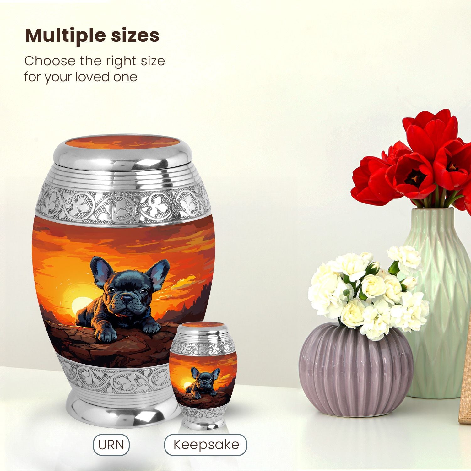 Dog Large Urn 10 Inch