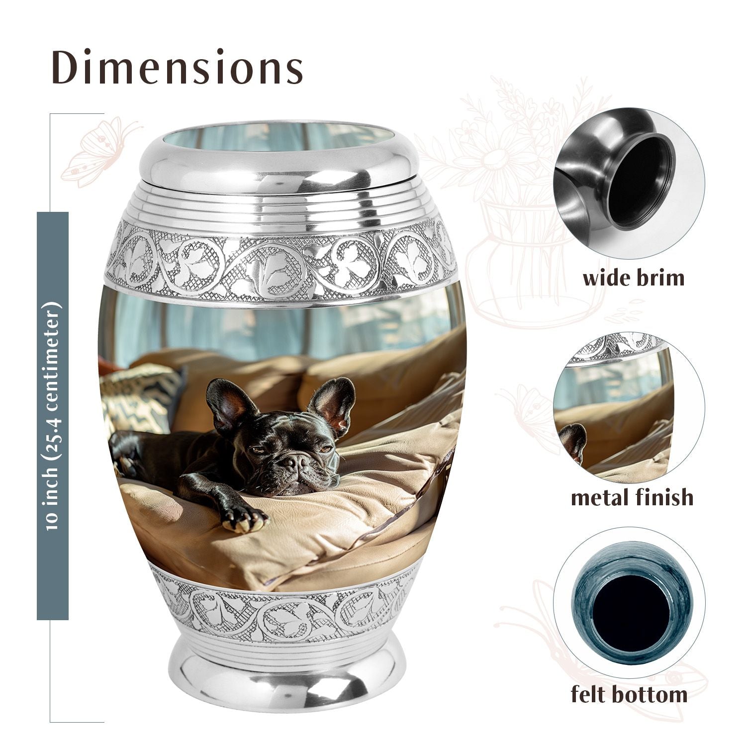 Dog Urn Medium 6 Inch