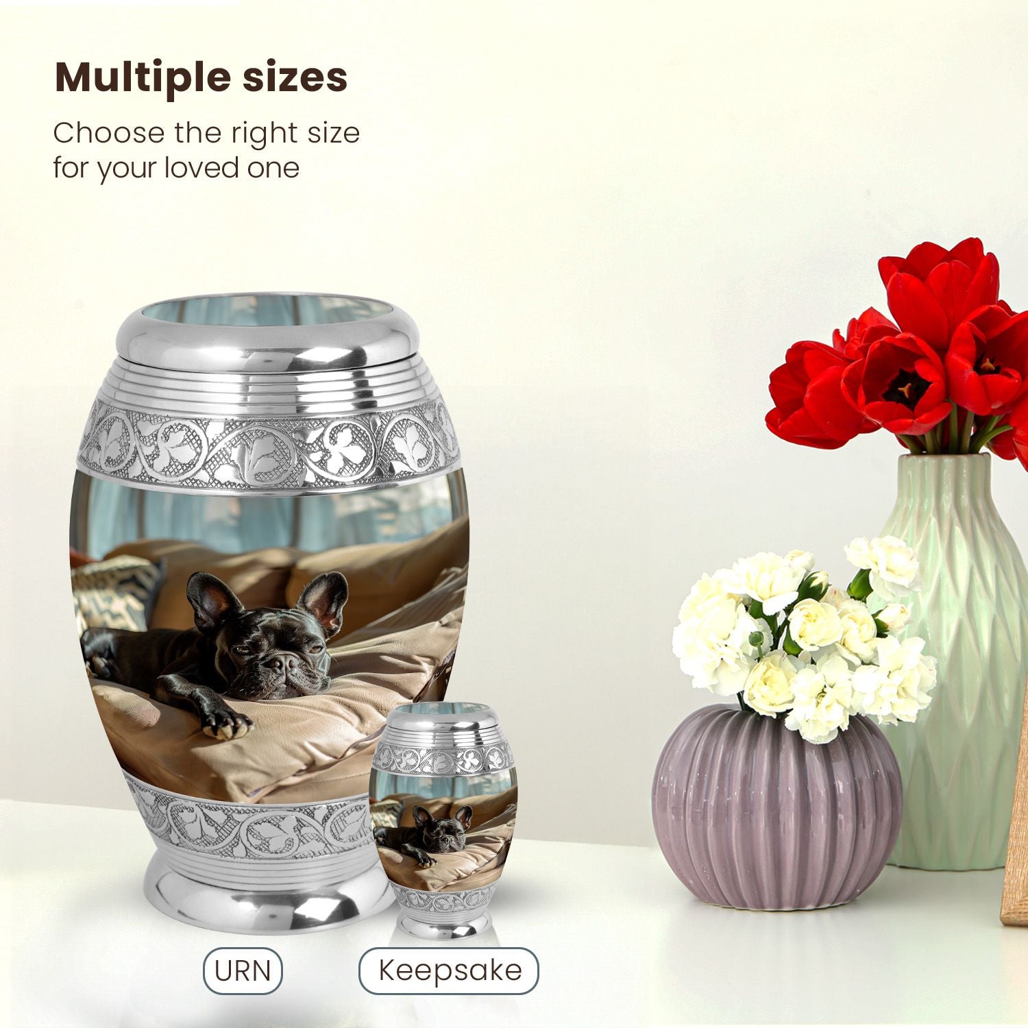 Dog Large Urn 10 Inch