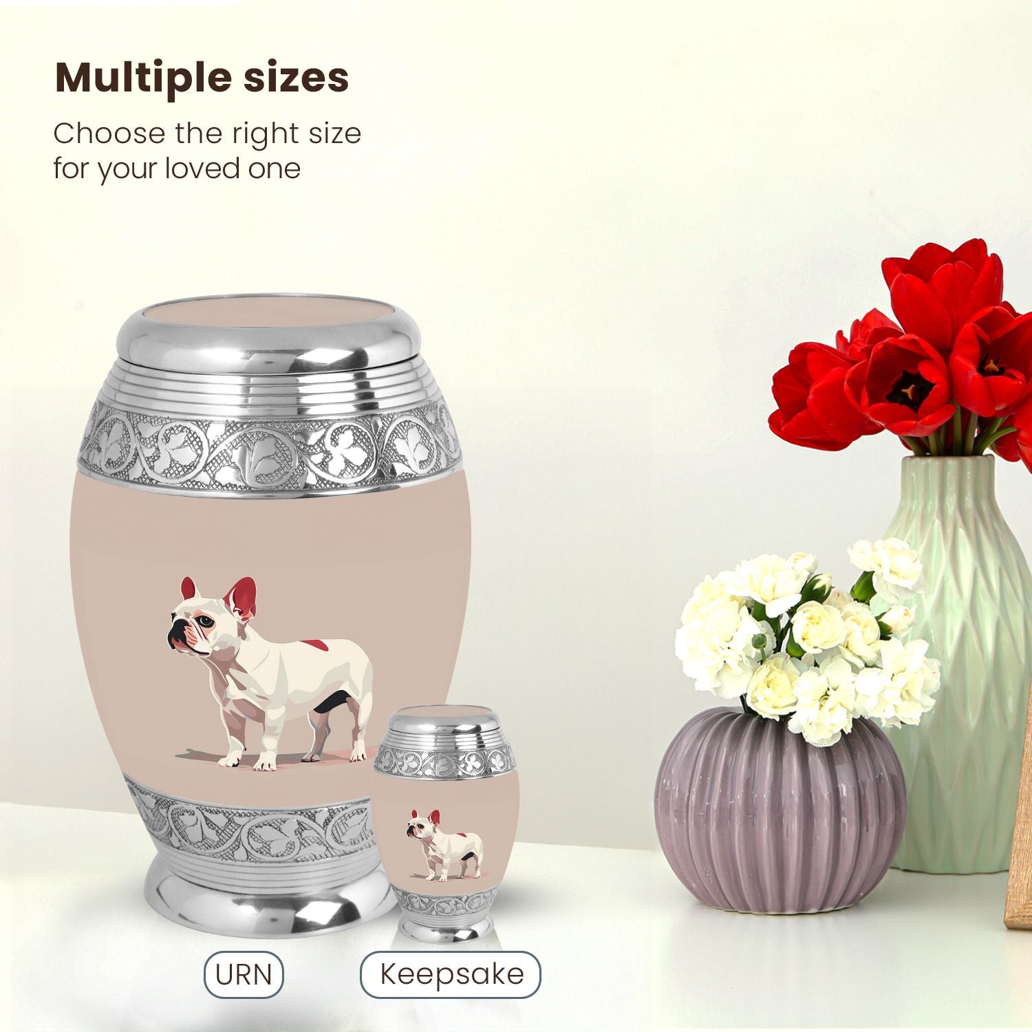 Dog Large Urn 10 Inch