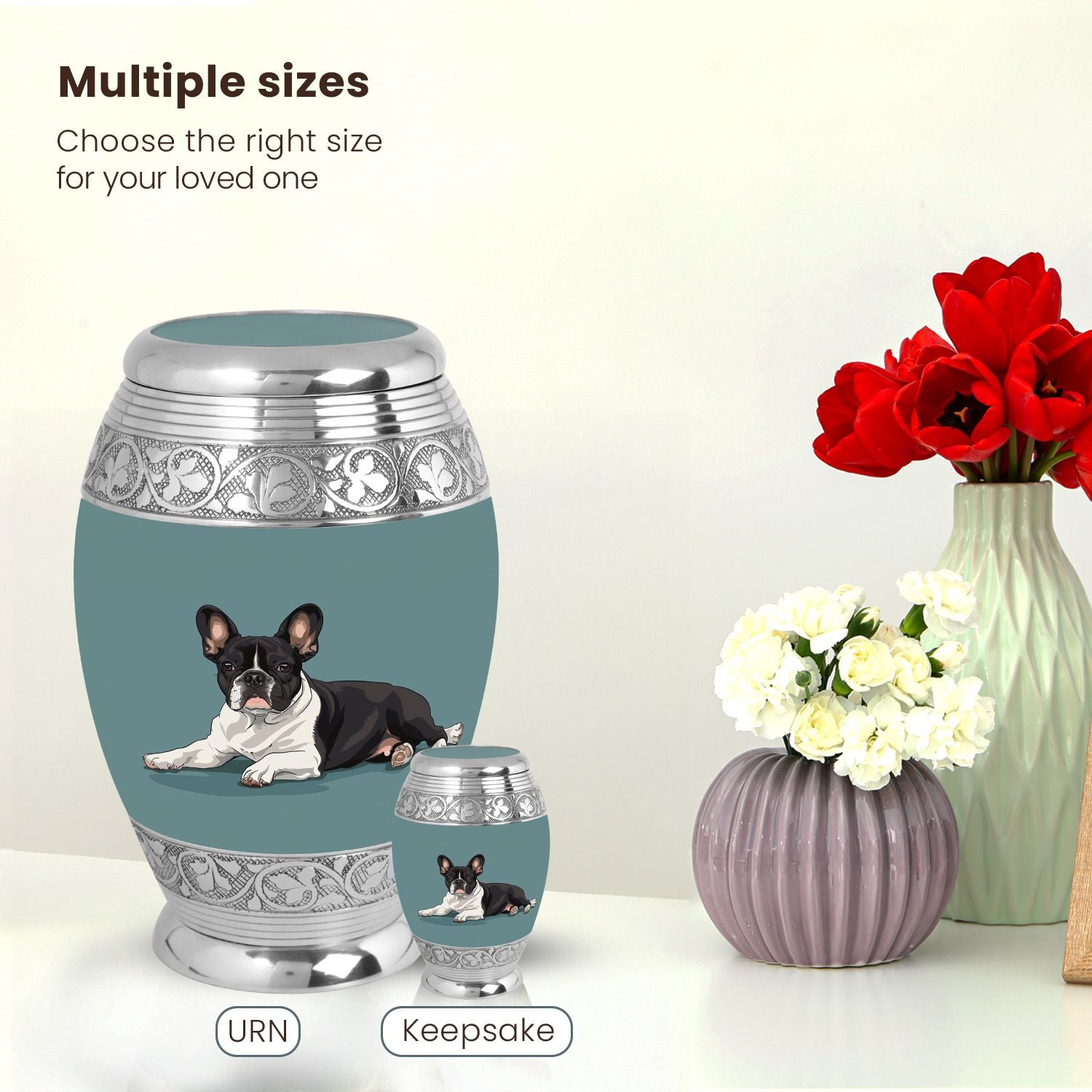 Dog Large Urn 10 Inch