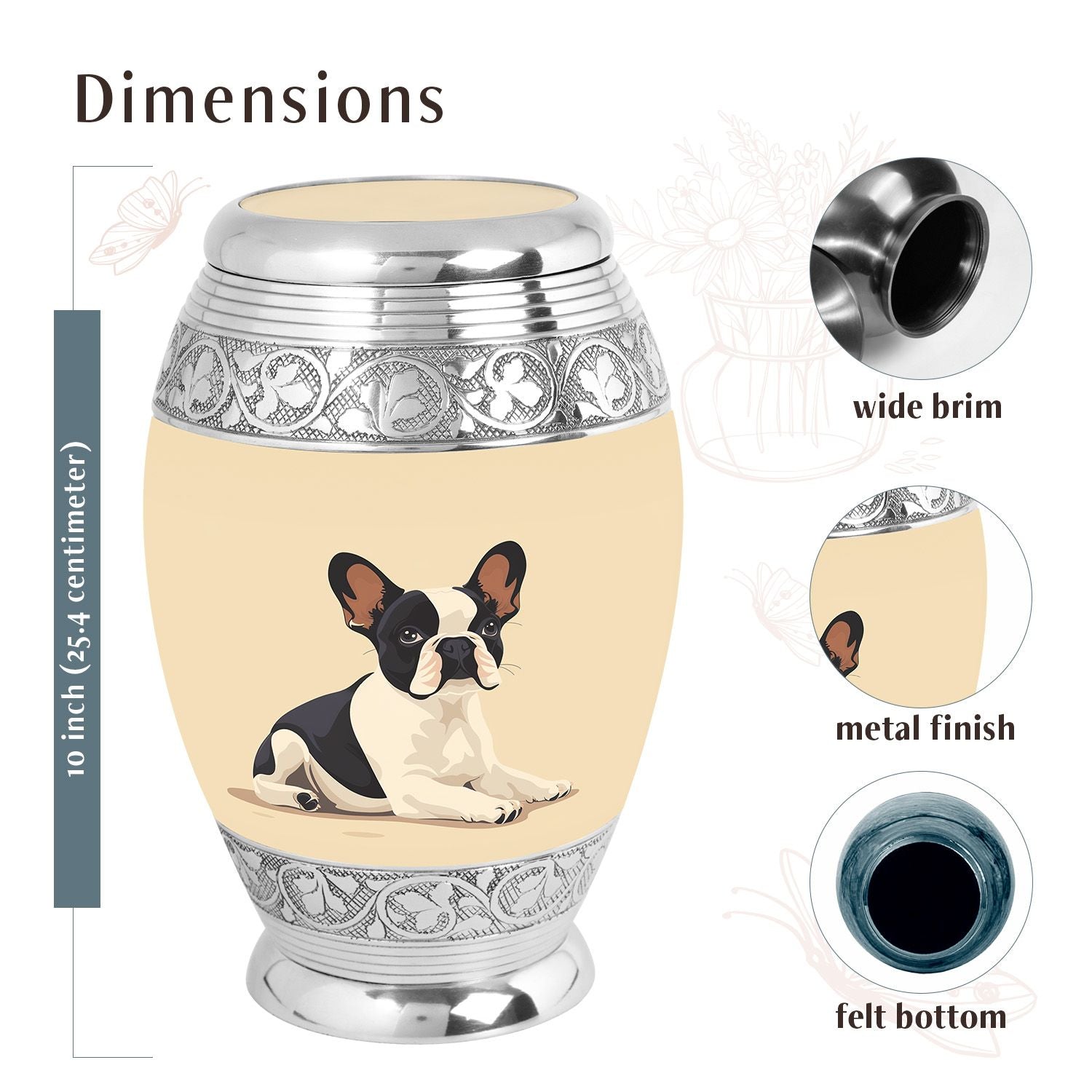 Dog Urn Medium 6 Inch