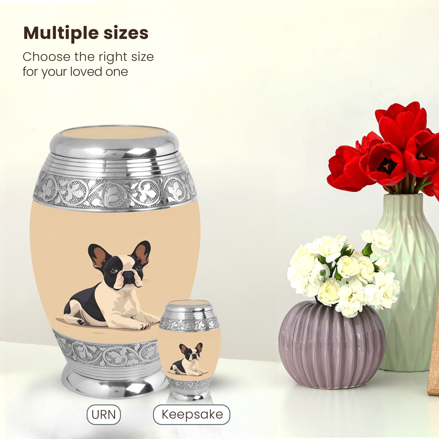 Dog Large Urn 10 Inch