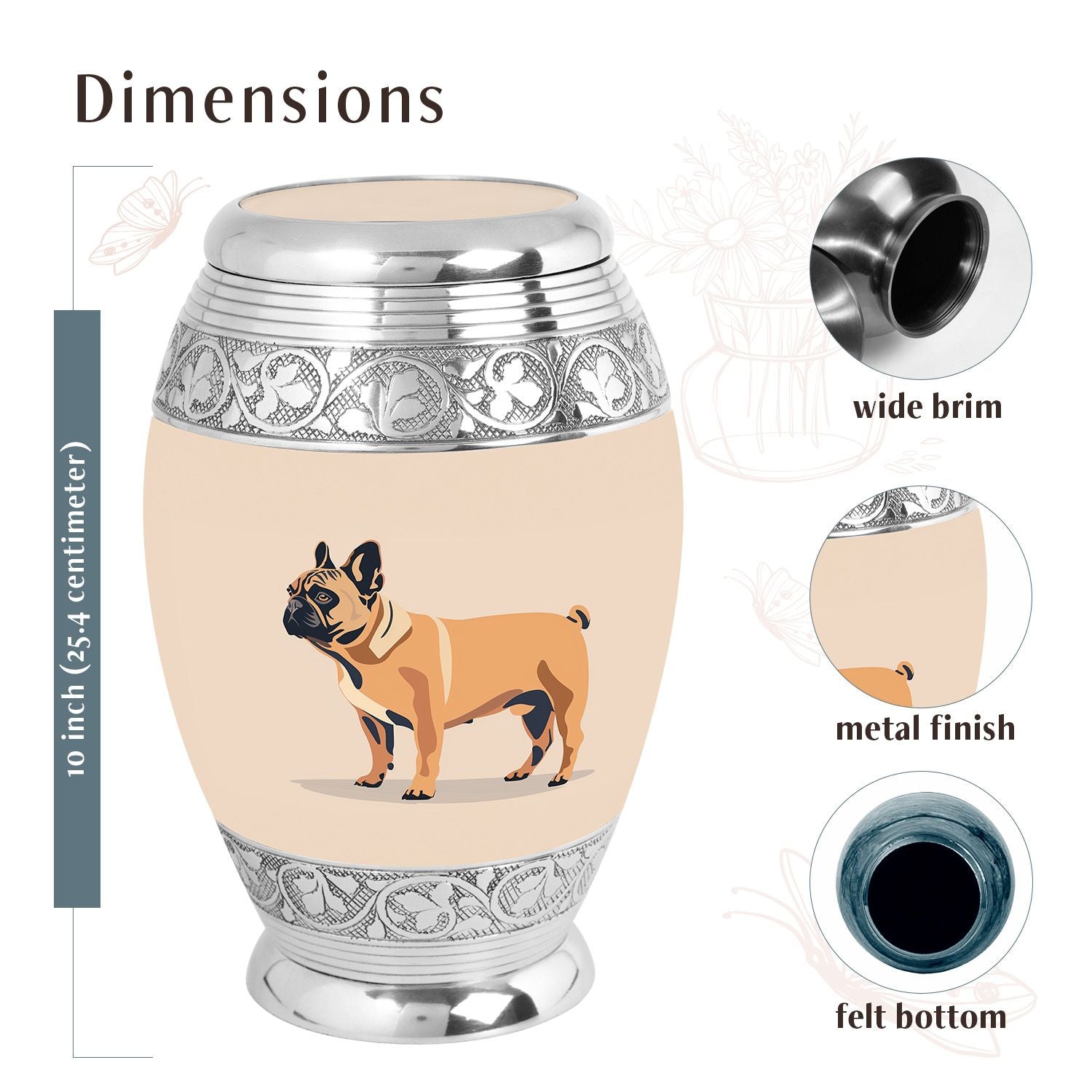 Dog Urn Medium 6 Inch