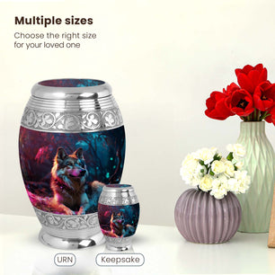 Dog Large Urn 10 Inch