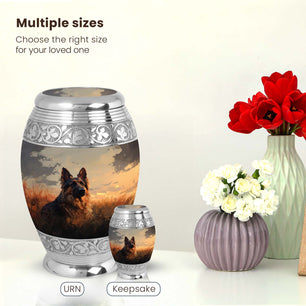 Dog Large Urn 10 Inch