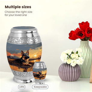 Dog Large Urn 10 Inch