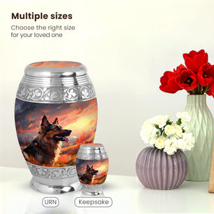 Dog Large Urn 10 Inch