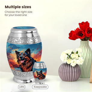 Dog Large Urn 10 Inch