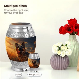 Dog Large Urn 10 Inch