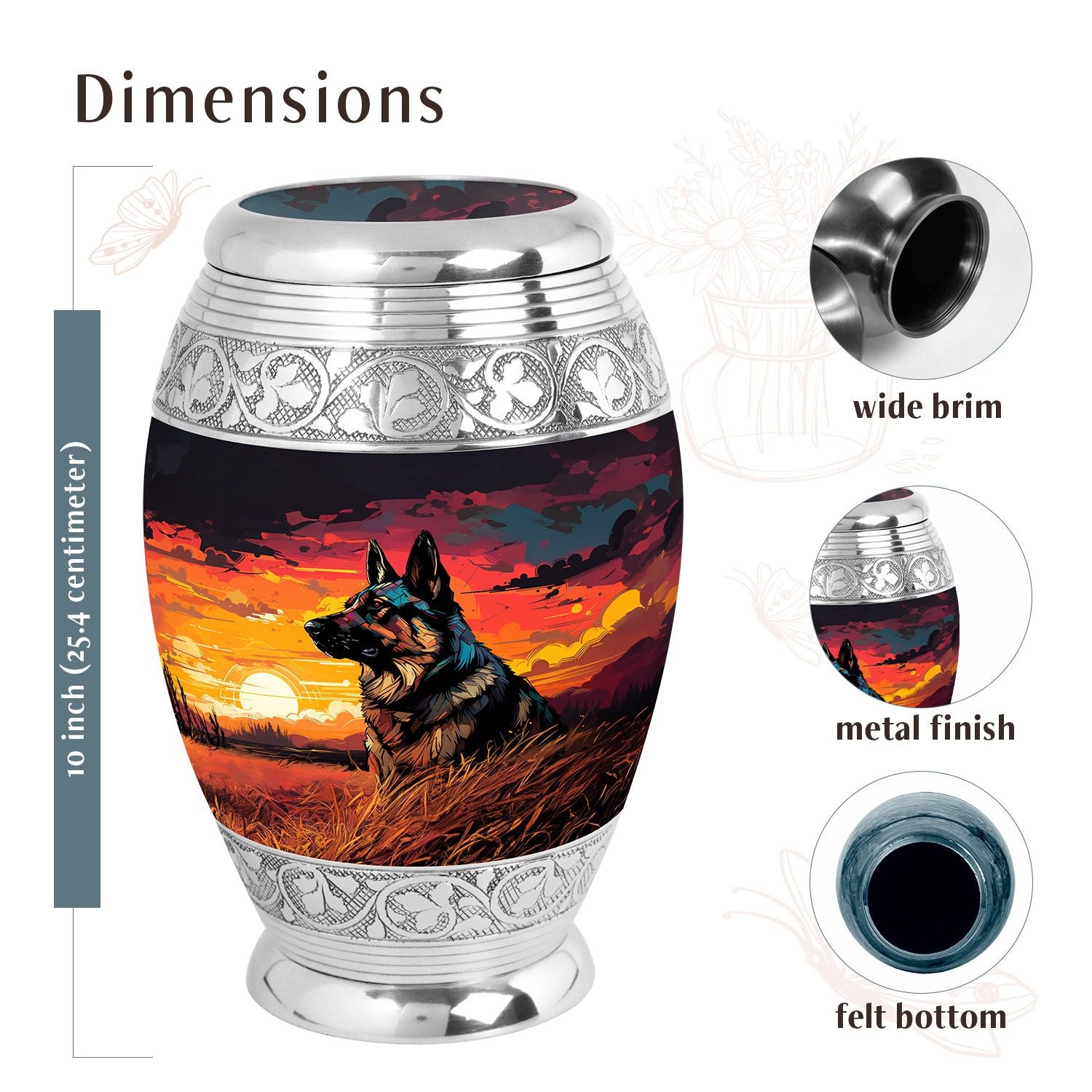 Dog Urn Medium 6 Inch