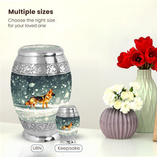 Dog Large Urn 10 Inch