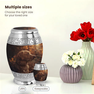 Dog Large Urn 10 Inch