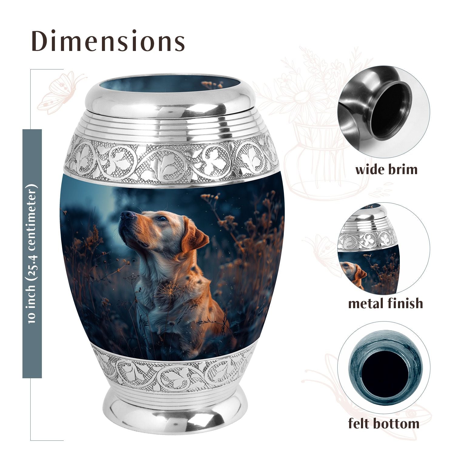 Dog Urn Medium 6 Inch