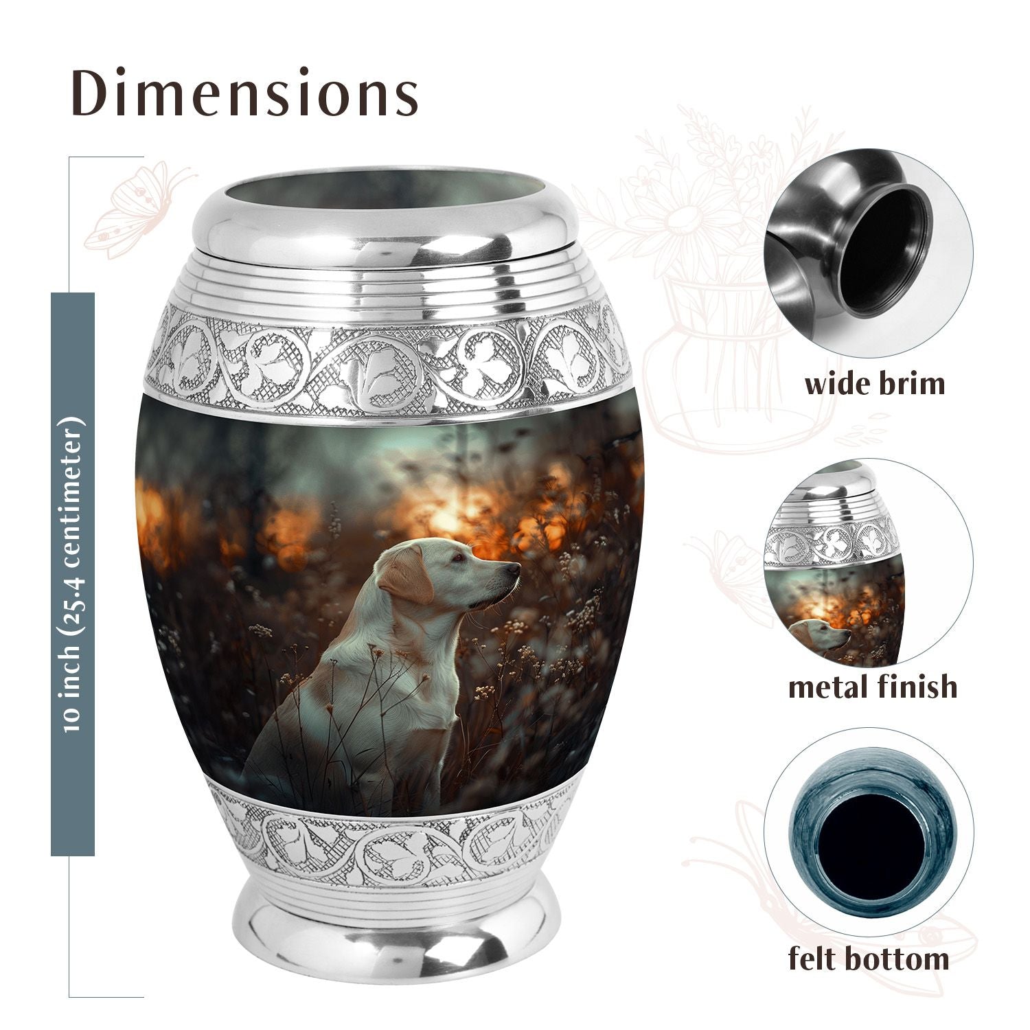 Dog Urn Medium 6 Inch