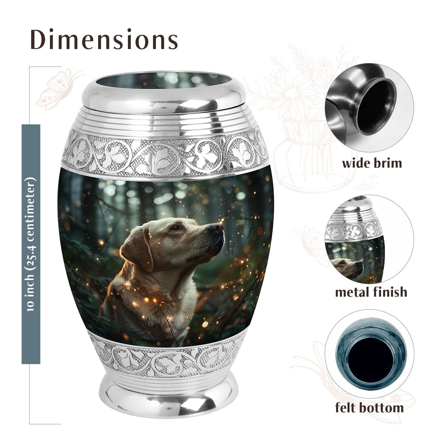 Dog Urn Medium 6 Inch