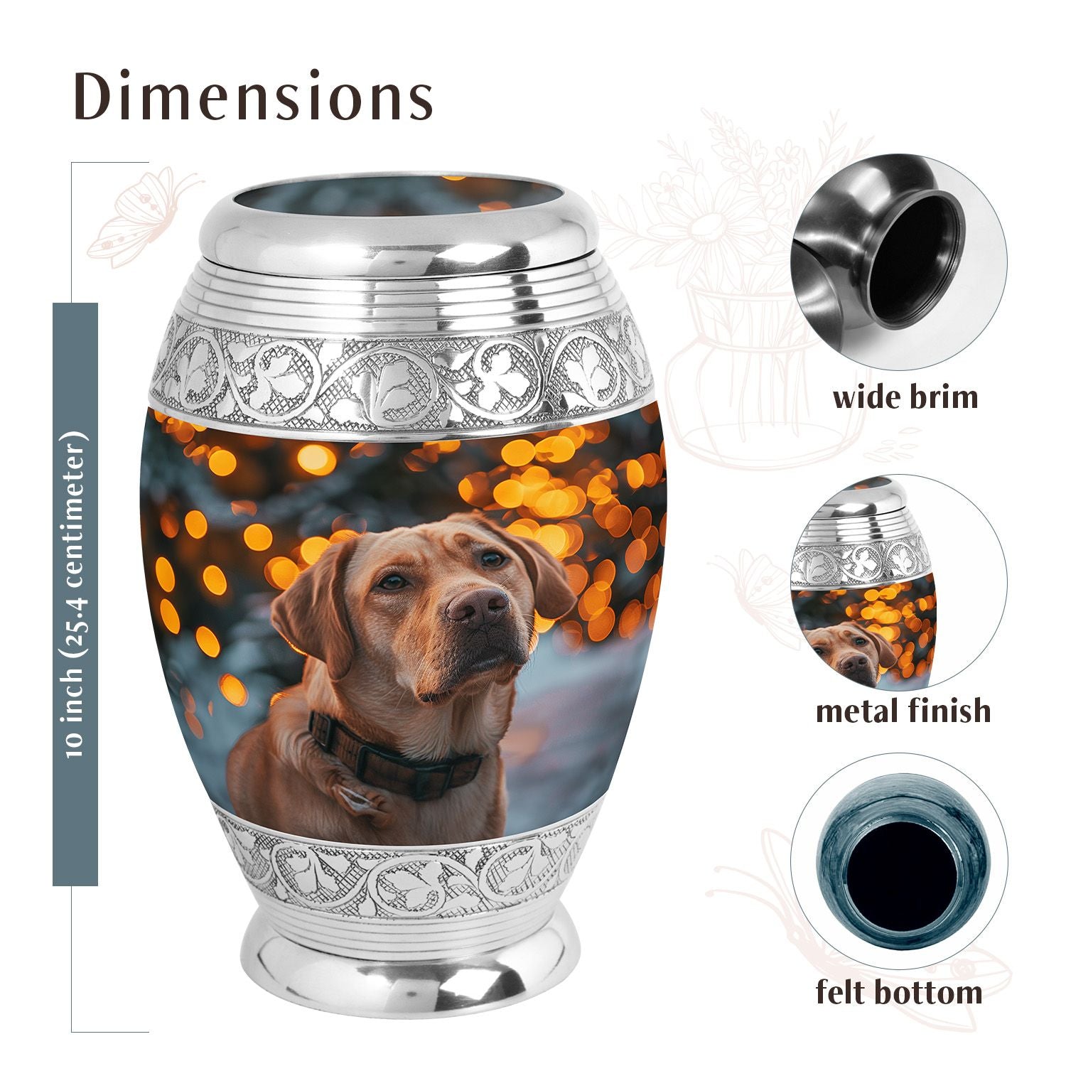 Dog Urn Medium 6 Inch