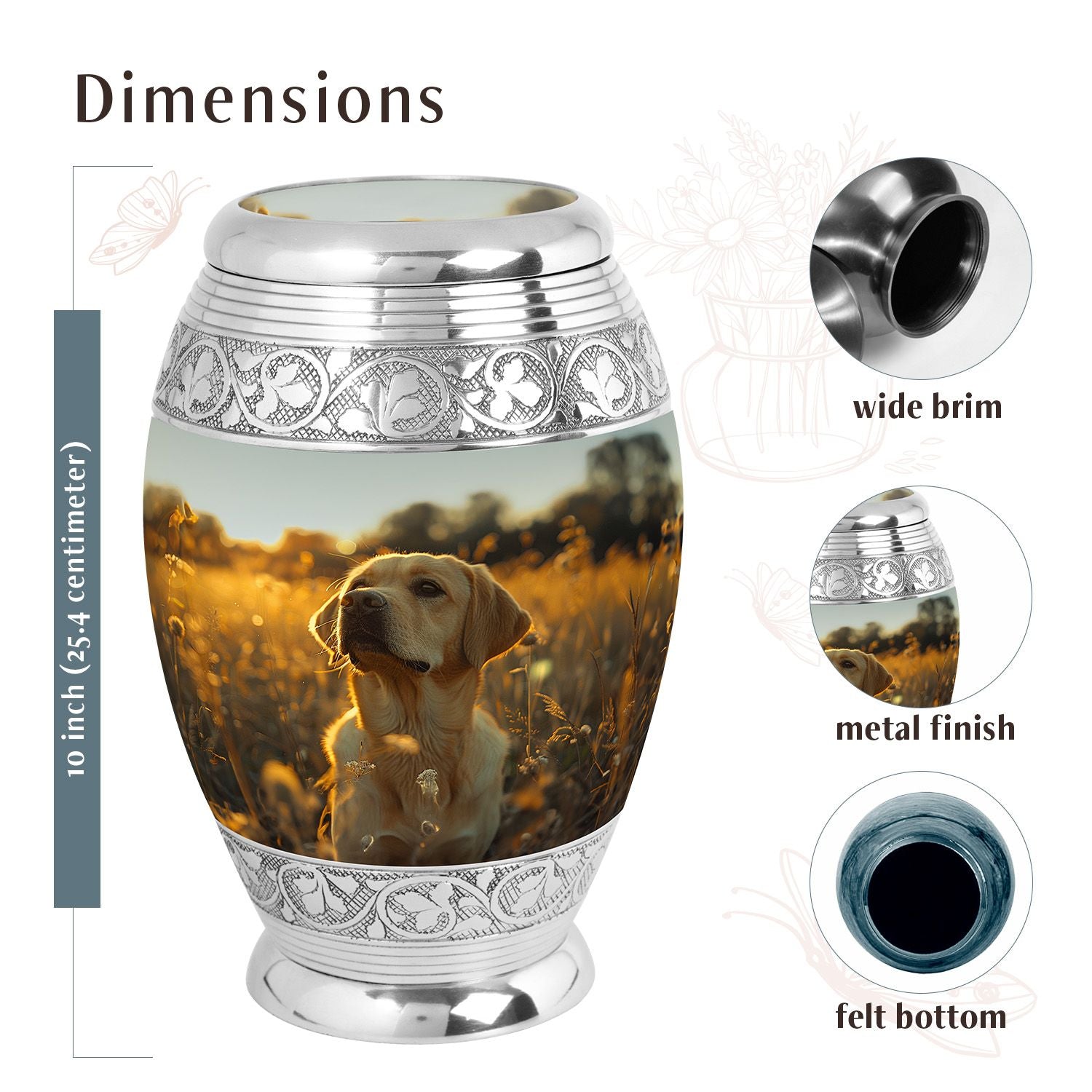 Dog Urn Medium 6 Inch