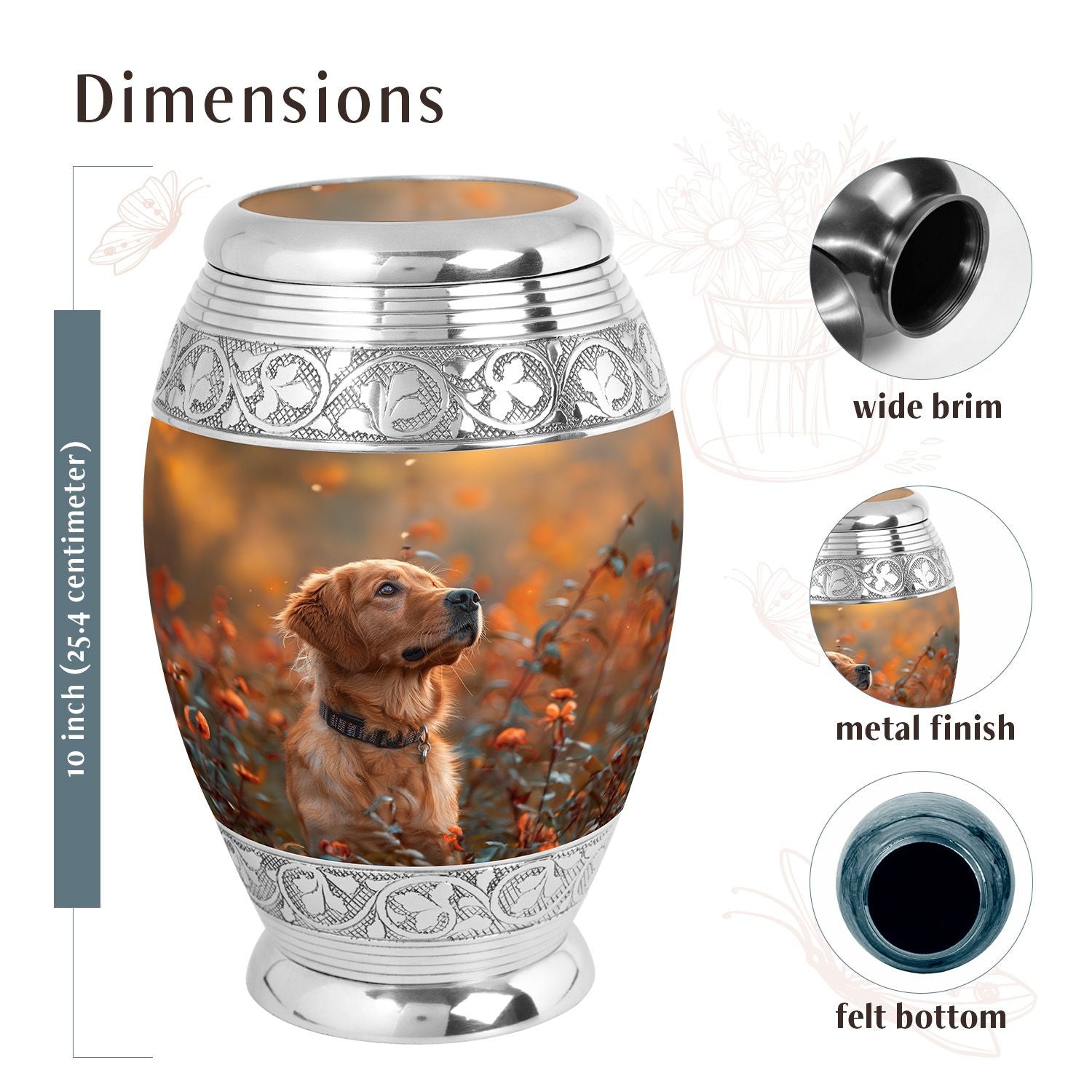 Dog Urn Medium 6 Inch