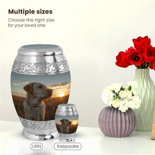 Dog Large Urn 10 Inch