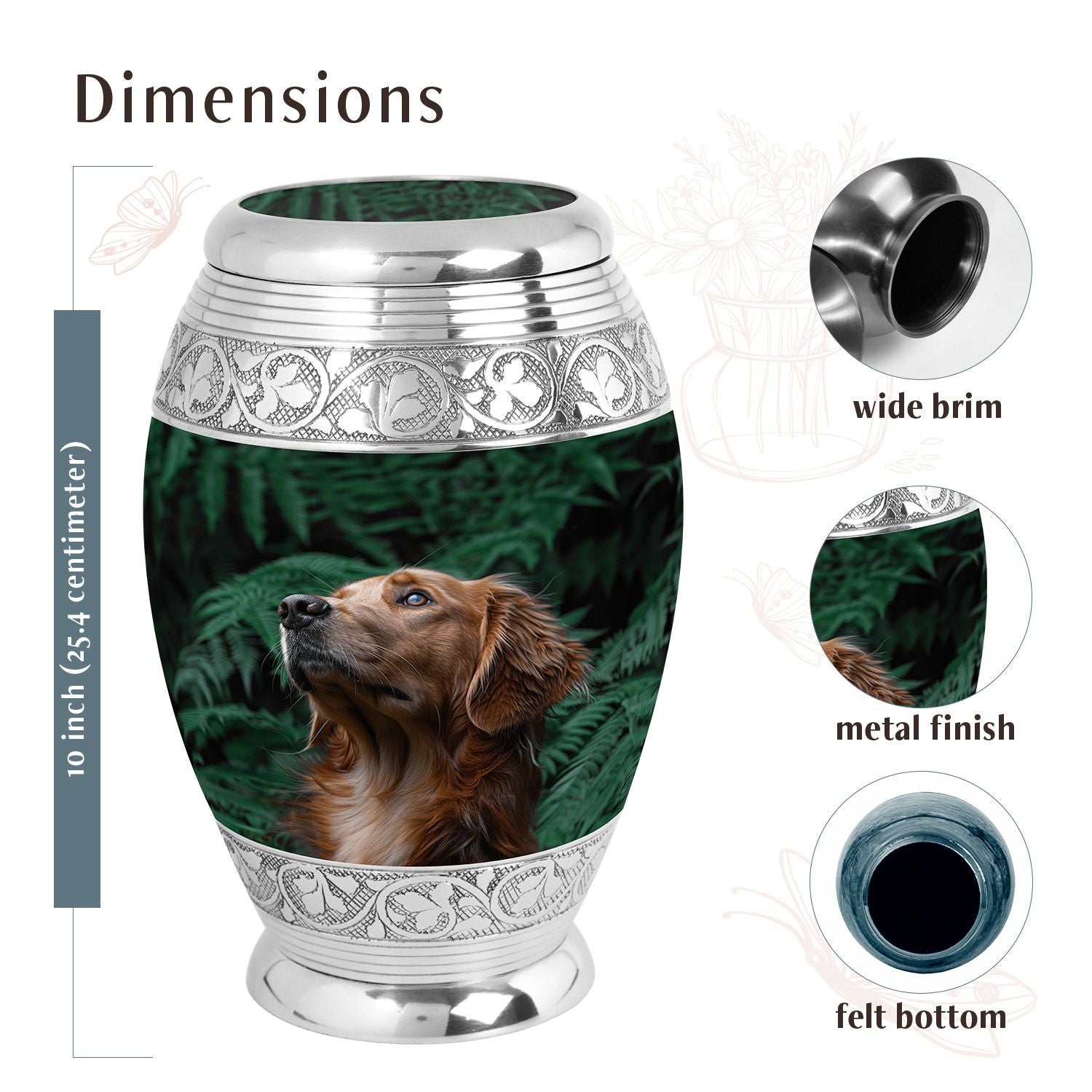 Dog Urn Medium 6 Inch
