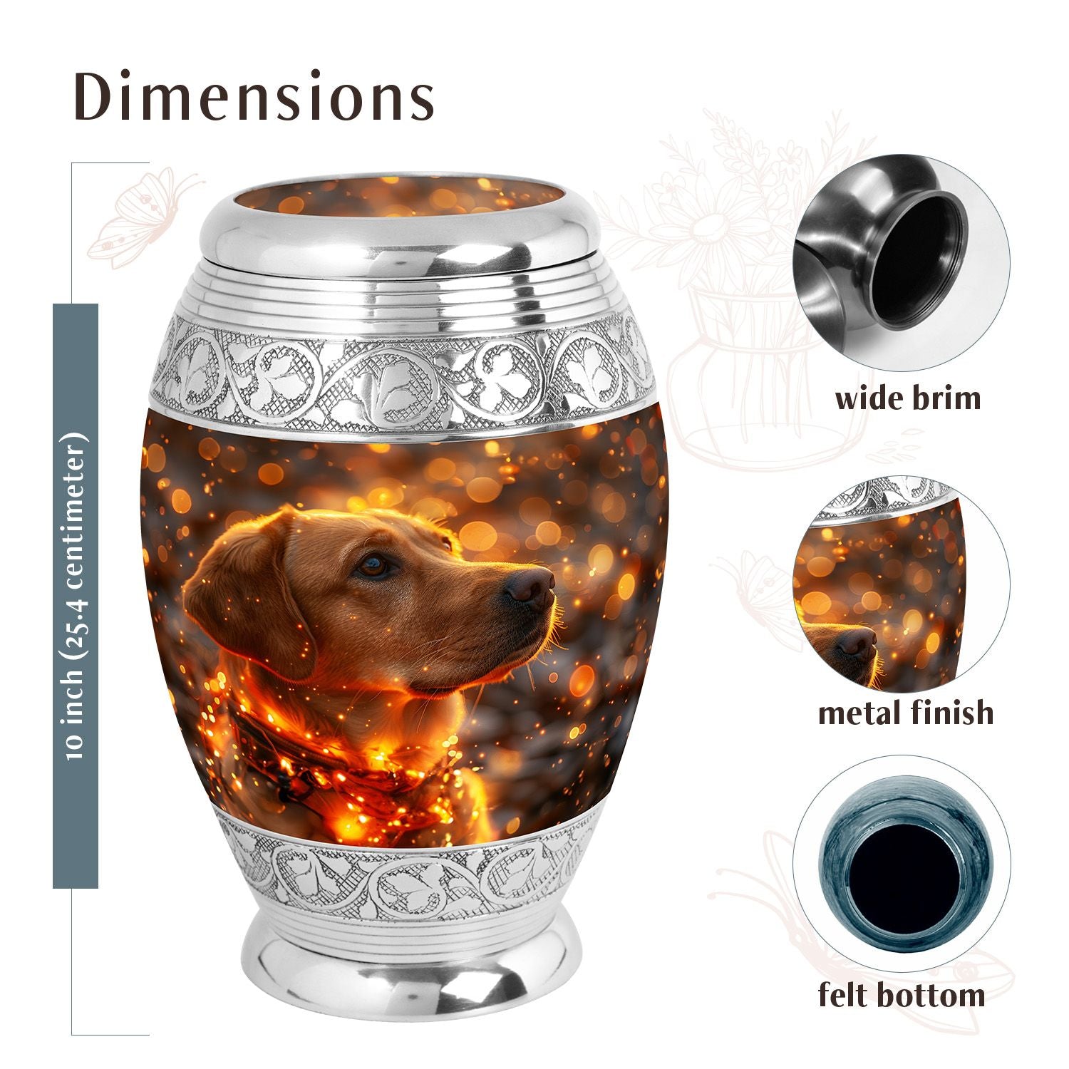 Dog Urn Medium 6 Inch
