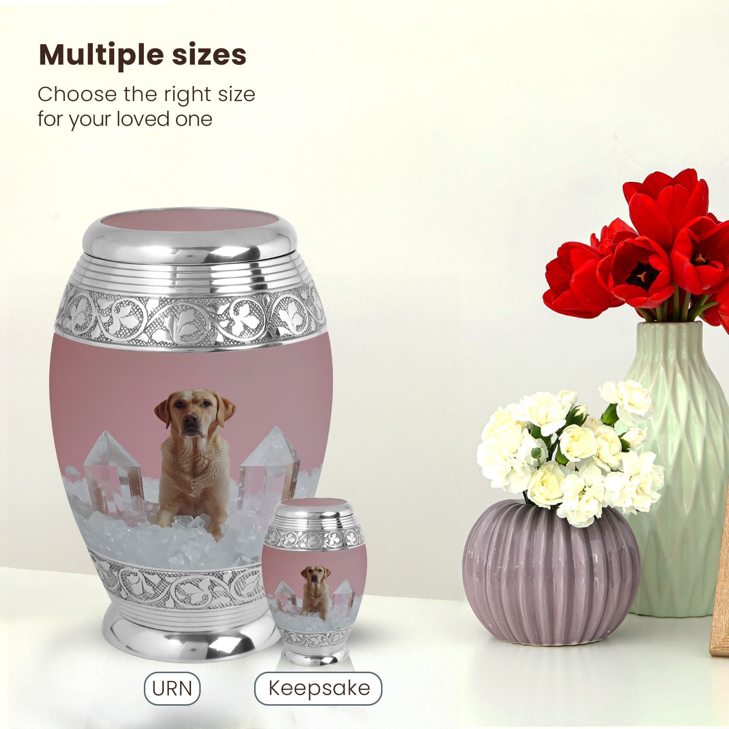 Dog Large Urn 10 Inch