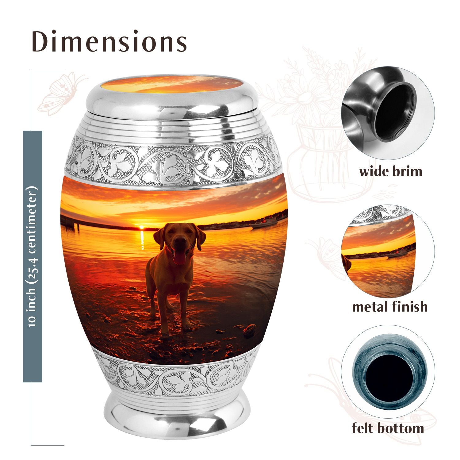 Dog Urn Medium 6 Inch