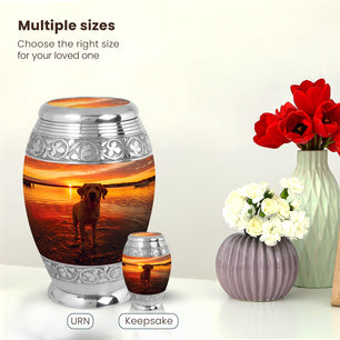 Dog Large Urn 10 Inch
