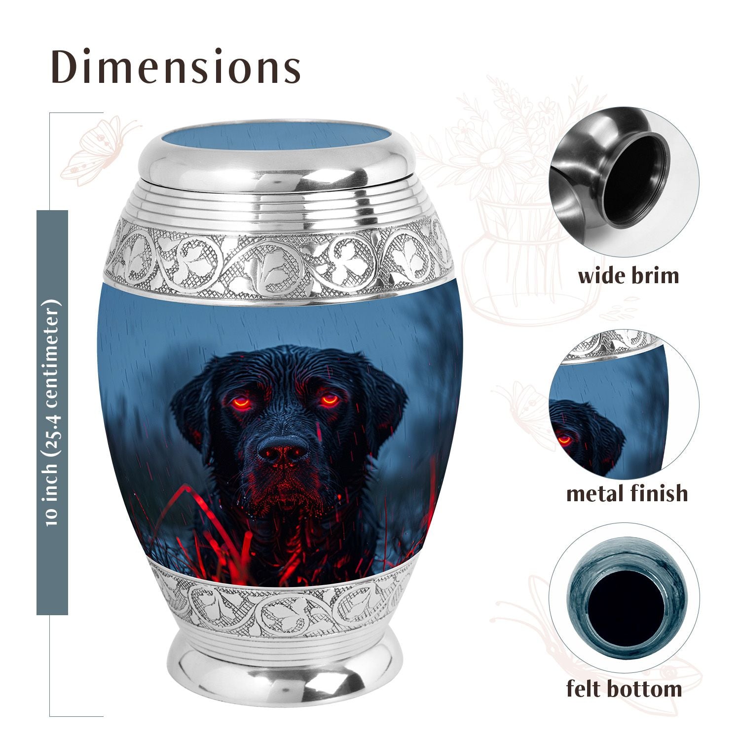 Dog Urn Medium 6 Inch