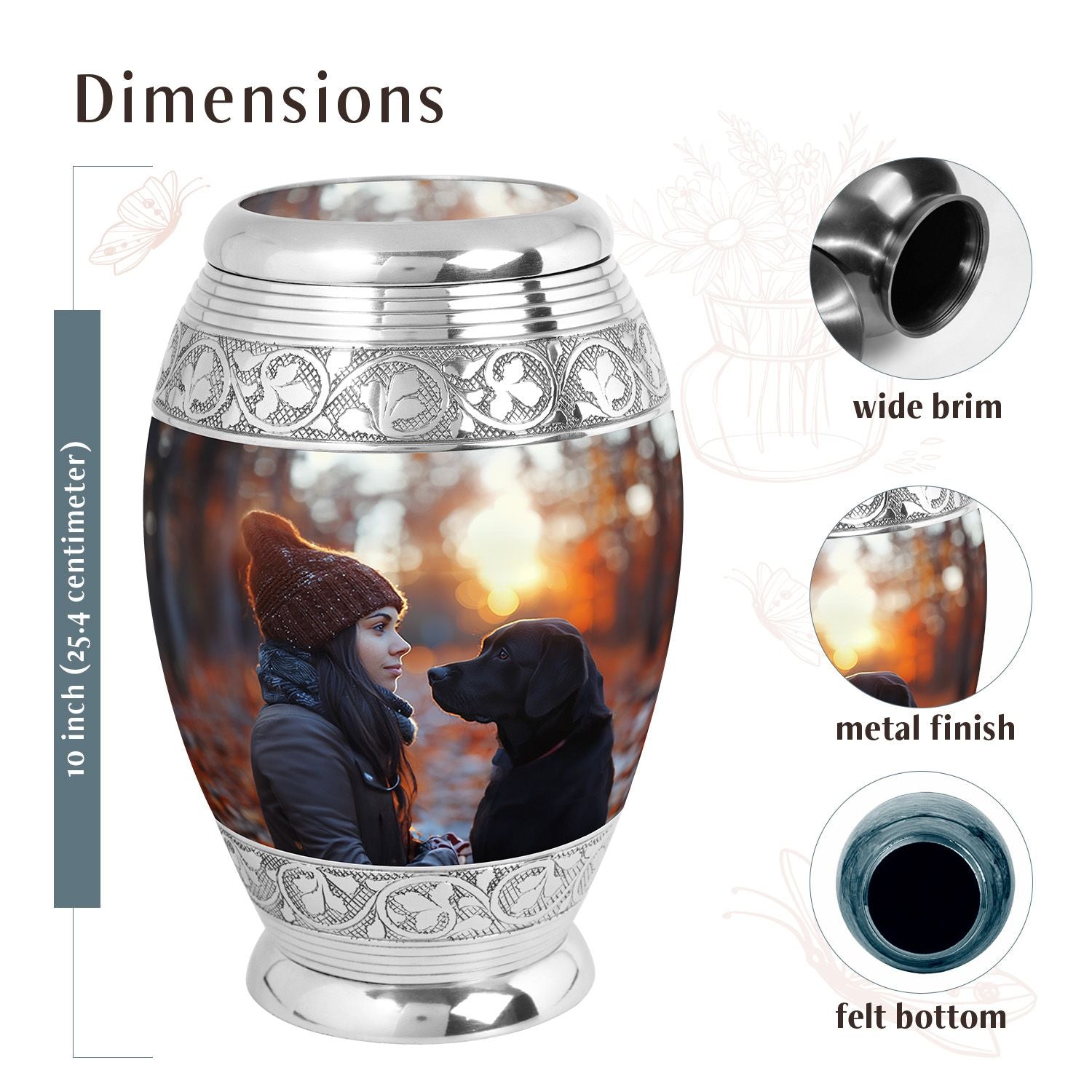Dog Urn Medium 6 Inch