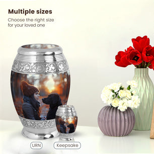 Dog Large Urn 10 Inch