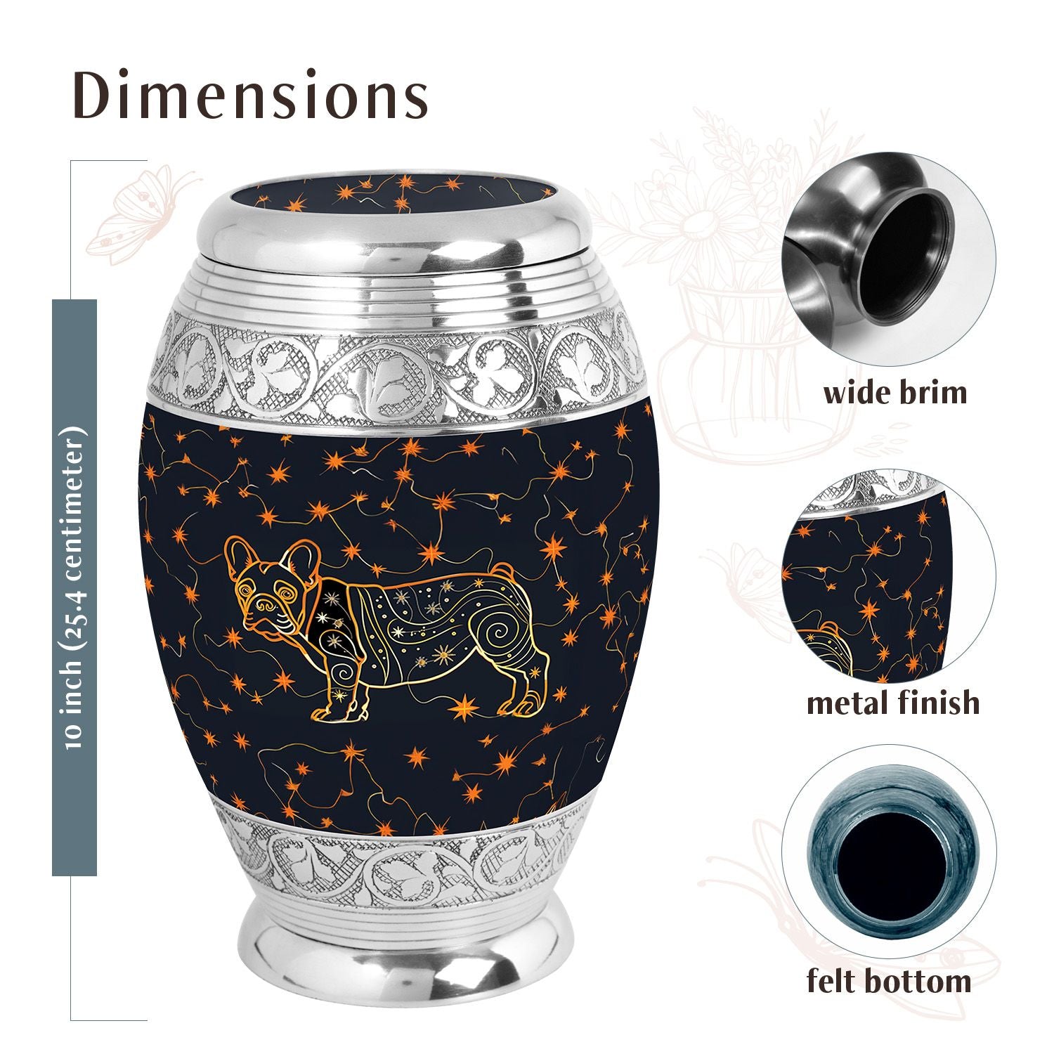 Dog Urn Medium 6 Inch