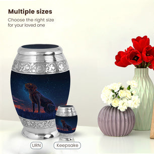 Dog Large Urn 10 Inch