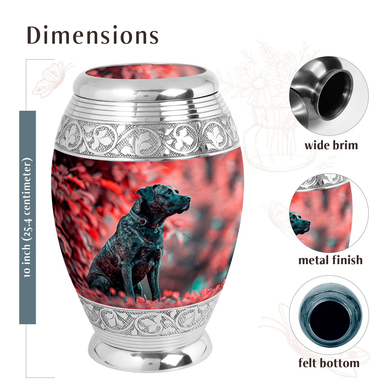 Dog Urn Medium 6 Inch